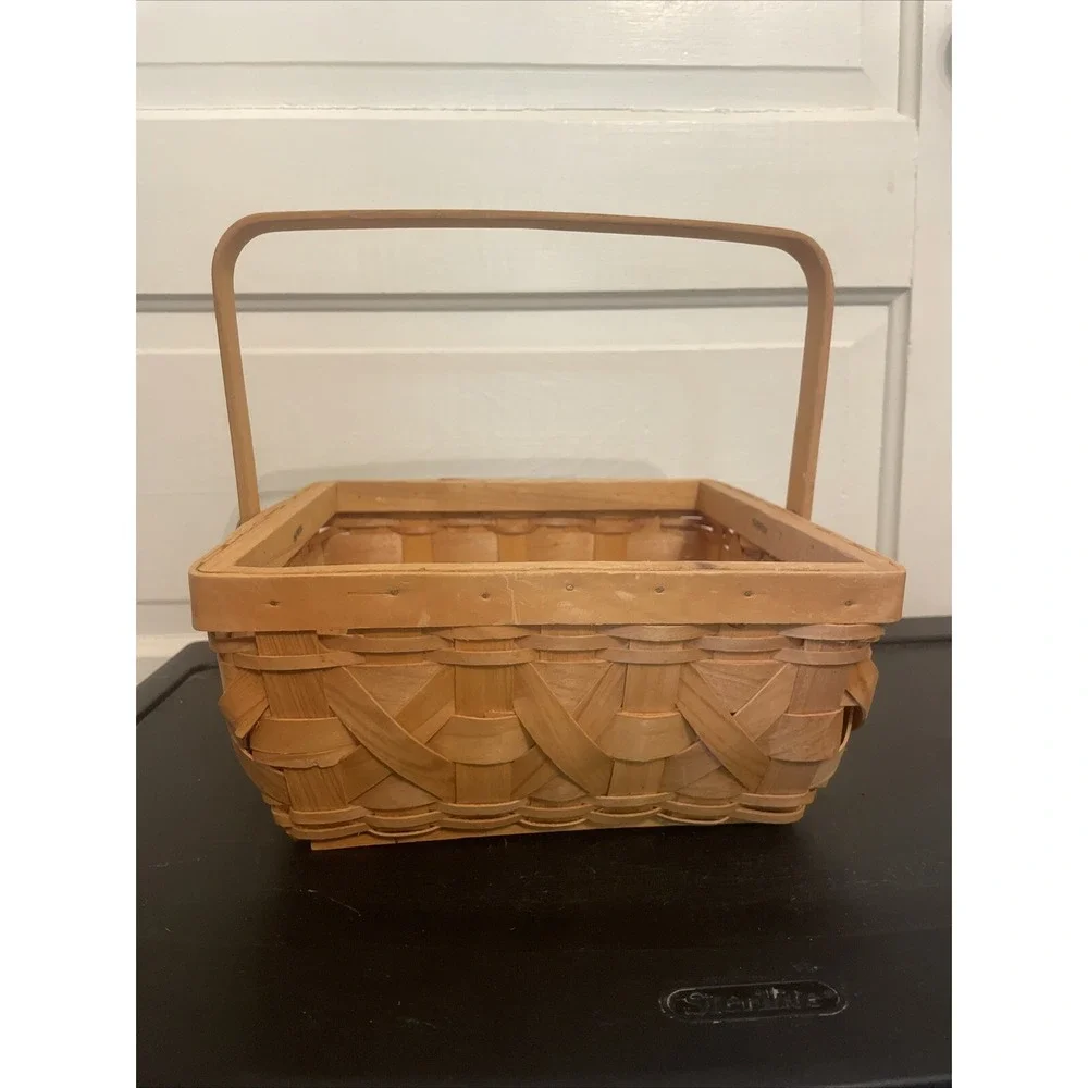 Woven Maple Wood Basket 10